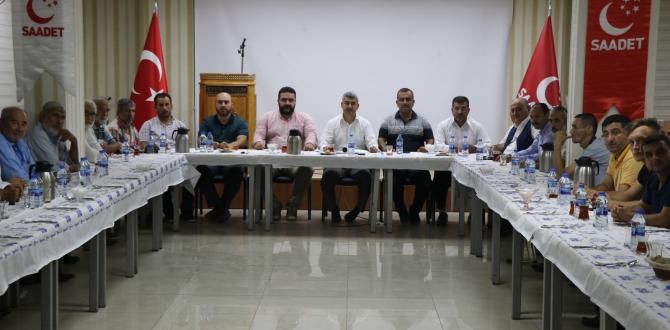 Saadet Partisi 3 Kasım’da Büyük Kongreye gidiyor Hatay Teşkilatı İstişare Toplantısı Yaptı