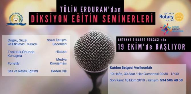 Diksiyon Eğitim Afiş