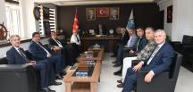 HATAY SOSYAL DERNEKLER FEDERASYONU BAŞKAN YILMAZ’I ZİYARET ETTİ