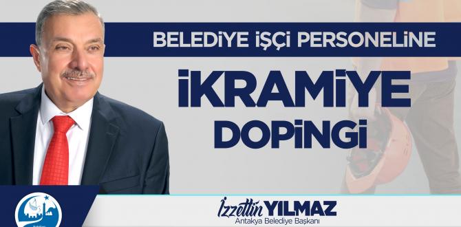 BAŞKAN YILMAZ’DAN BELEDİYE İŞÇİ PERSONELİNE İKRAMİYE DOPİNGİ