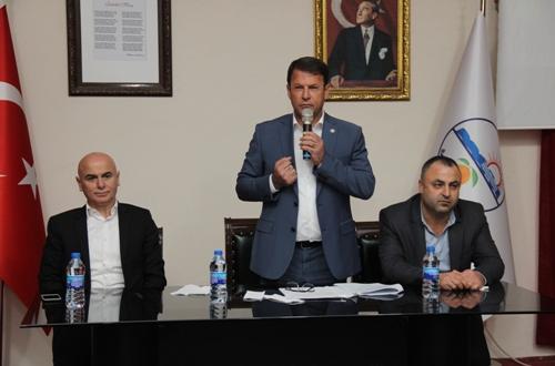 SAMANDAĞ BELEDİYE BAŞKANI AV. REFİK ERYILMAZ BASIN TOPLANTISI DÜZENLEDİ