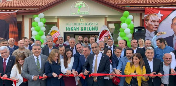 DEFNE NİKÂH SALONU HİZMETE AÇILDI