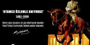 BAŞKAN ERYILMAZ’IN 10 KASIM ATATÜRK’Ü ANMA GÜNÜ MESAJI