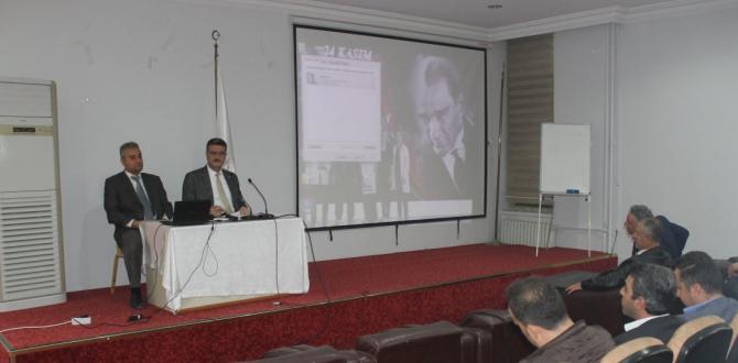 İLÇEMİZE BAĞLI ORTAOKULLARLA EĞİTİM BÖLGELERİ TOPLANTISI YAPILDI.