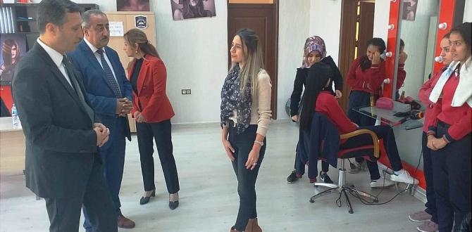 Defne İlçe Kaymakamı Nevzat Şengök, İpekyolu Mesleki Ve Teknik Anadolu Lisesi Ziyareti