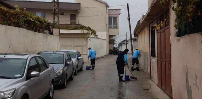 AKCURUN MAHALLESİ’NDE KAPSAMLI TEMİZLİK ÇALIŞMALARI
