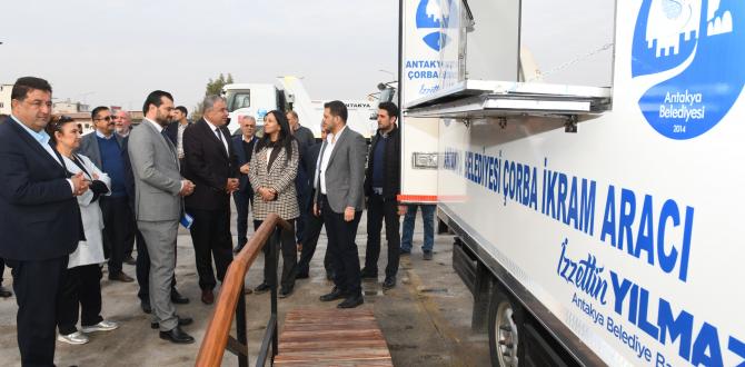 TBB’DEN ANTAKYA BELEDİYESİ’NE HİBE KAMYON