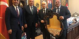 ANTAKYA BELEDİYE BAŞKANI İZZETTİN YILMAZ,  MHP GENEL BAŞKANI DEVLET BAHÇELİ’Yİ ZİYARET ETTİ