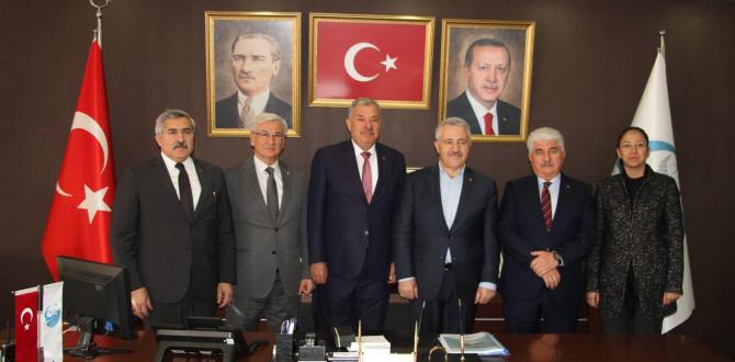 ULAŞTIRMA,  DENİZCİLİK VE HABERLEŞME ESKİ BAKANI   AHMET ARSLAN’DAN BAŞKAN YILMAZ’A ZİYARET