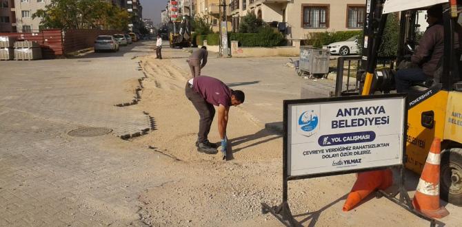 ANTAKYA BELEDİYESİ FEN İŞLERİ ÇALIŞMALARI ARALIKSIZ SÜRÜYOR