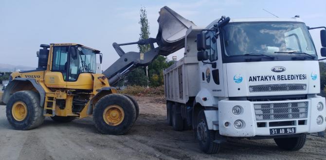 ANTAKYA BELEDİYESİ FEN İŞLERİ ÇALIŞMALARI ARALIKSIZ SÜRÜYOR
