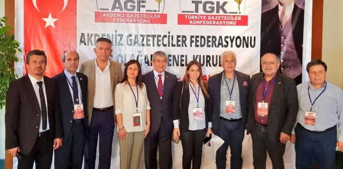 Akdeniz Gazeteciler Federasyonu Genel Kurulu Yapıldı.