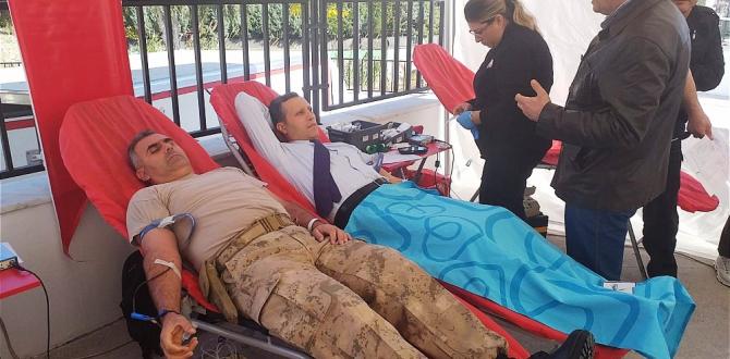 “Kahraman Olmak Kanında Var” Etkinliği Çerçevesinde Kızılay’a Kan Bağışı