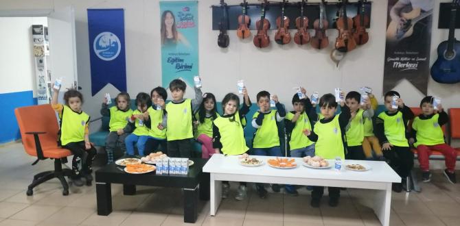 LATİFE HANIM ANAOKULU ÖĞRENCİLERİ  KÜLTÜR SANAT VE SPOR MERKEZİNİ ZİYARET ETTİ