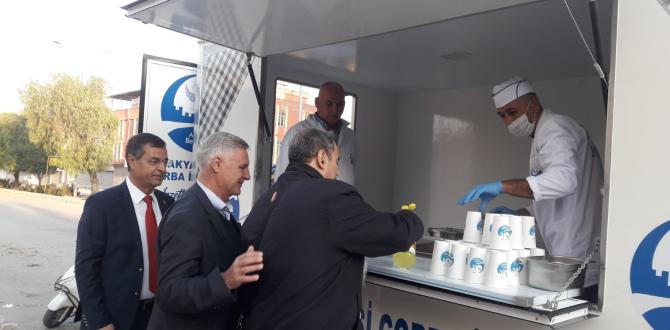 ANTAKYA BELEDİYESİ’NDEN  MOBİL ARAÇ İLE HER GÜN FARKLI BİR NOKTADA ÇORBA İKRAMI
