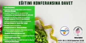 SAMANDAĞ’DA “DİYABET VE OBEZİTENİN ZARARLARINDAN KORUNMA EĞİTİMİ” KONFERANSI