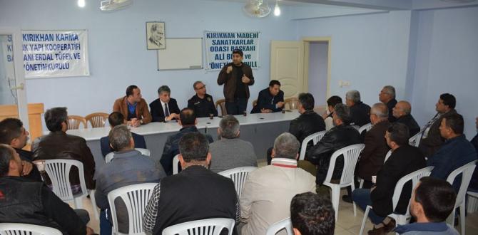 BAŞKAN YAVUZ SANAYİ ESNAFLARI İLE BİR AY İÇERİSİNDE 2.KEZ BİR ARAYA GELDİ