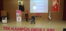 TEK KAMPÜS OKULLARI’NDA TÜBİTAK BİLİM SÖYLEŞİSİ
