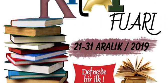 “DEFNE’DE BİR İLK” 1.DEFNE KİTAP FUARI KİTAPSEVERLERLE BULUŞUYOR