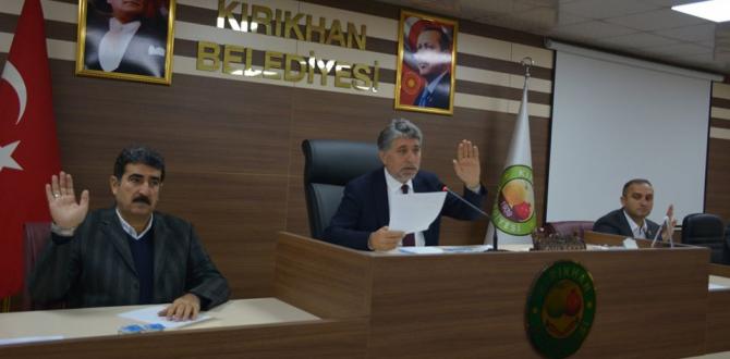 KIRIKHAN BELEDİYE MECLİSİ, 2019 ARALIK AYI OLAĞAN TOPLANTISINI YAPTI