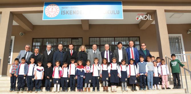 İSKENDERUN KUYUMCULAR ODASI İSKENDERUN İLKOKULUNA DESTEK