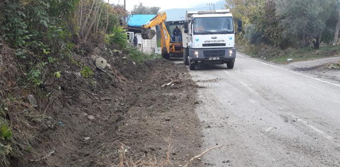 ANAYAZI MAHALLESİ’NDE YOL DÜZENLEME ÇALIŞMALARI
