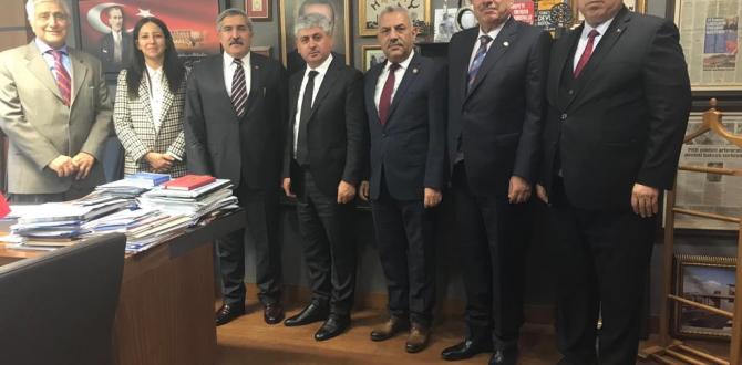 BAŞKAN YILMAZ ANKARA’DA ZİYARETLER GERÇEKLEŞTİRDİ