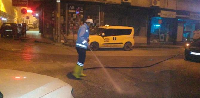 ANTAKYA BELEDİYESİ PERİYODİK GECE YIKAMA ÇALIŞMALARI DEVAM EDİYOR