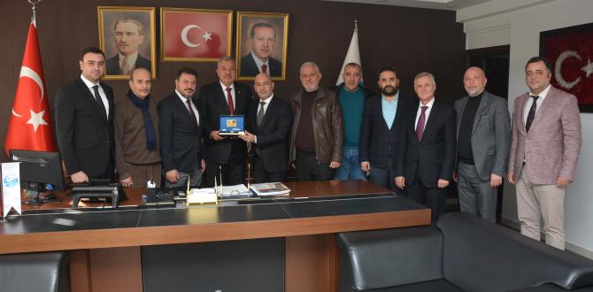YENİ HGC YÖNETİMİNDEN BAŞKAN YILMAZ’A ZİYARET