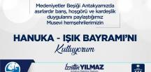 BAŞKAN YILMAZ MUSEVİ CEMAATİ’NİN HANUKA-IŞIK BAYRAMINI KUTLADI