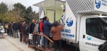 MOBİL ÇORBA İKRAM ARACI GÖNÜLLERİ ISITIYOR
