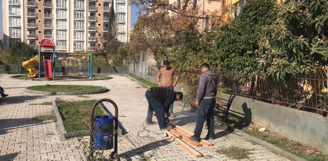 ŞEHİR GENELİNDEKİ PARK VE YEŞİL ALANLARDA  BAKIM VE REVİZE ÇALIŞMALARI DEVAM EDİYOR