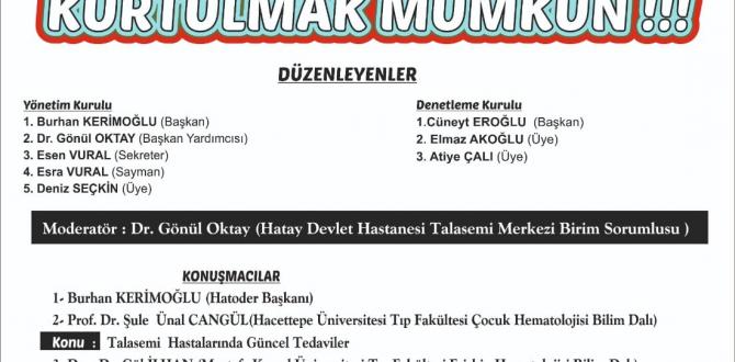 Talasemi Eğitim Semineri