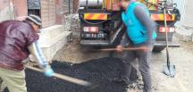 ANTAKYA BELEDİYESİ YOL İYİLEŞTİRME ÇALIŞMALARINA DEVAM EDİYOR