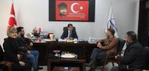 YURDAER OKUR, BAŞKAN ERYILMAZ’I ZİYARET ETTİ