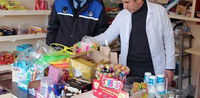 SAMANDAĞ BELEDİYESİ ZABITA EKİPLERİ OKUL KANTİNLERİNDE DENETİMLER GERÇEKLEŞTİRDİLER