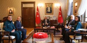 Hatay Valisi Doğan, gümrük çalışanlarını kabul etti