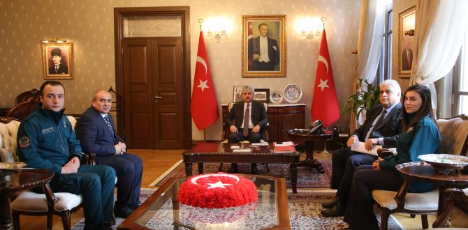 Hatay Valisi Doğan, gümrük çalışanlarını kabul etti