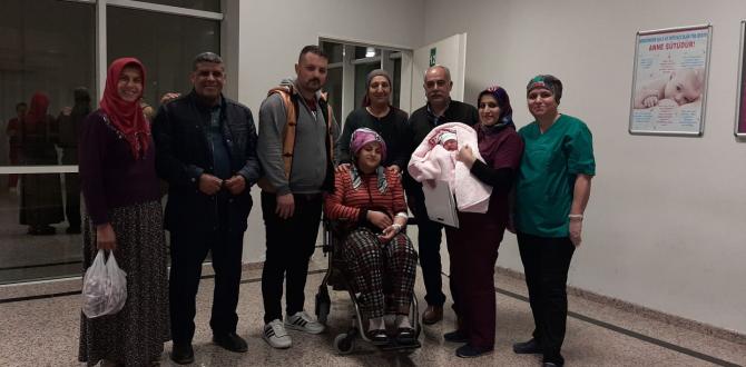 HATAY’DA 2020 YILININ İLK BEBEĞİ ‘BEDİA’ OLDU…
