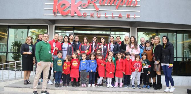 KADIN BASKETBOLCULAR ÖĞRENCİLERE BASKETBOLU VE SPORU ANLATTI