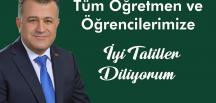 Başkanımız Mehmet HACIOĞLU’nun “Yarıyıl Tatili” Mesajı