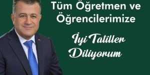 Başkanımız Mehmet HACIOĞLU’nun “Yarıyıl Tatili” Mesajı