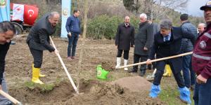 MİLLETVEKİLİ YAYMAN KAYMAKAM KARAMEHMETOĞLU VE BAŞKAN YAVUZ KIRIKHAN’DA 10 BİN ÇAM AĞACI DİKME KAMPANYASINI BAŞLATTI