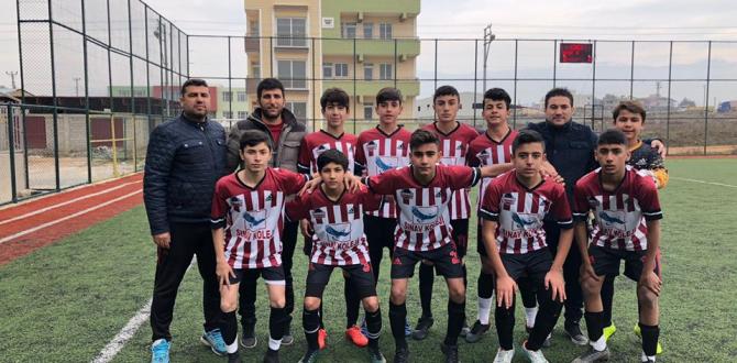 U15 FUTBOL TAKIMI NAMAĞLUP LİDERLİĞİNİ DEVAM ETTİRDİ
