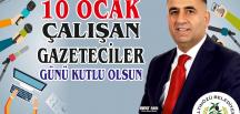 10 Ocak Çalışan Gazeteciler Günü Kutlama Mesajı