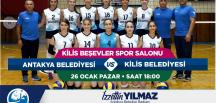 ANTAKYA BELEDİYESİ GSK BAYAN VOLEYBOL TAKIMI  KİLİS BELEDİYE SPOR BAYAN VOLEYBOL TAKIMI İLE KARŞILAŞACAK