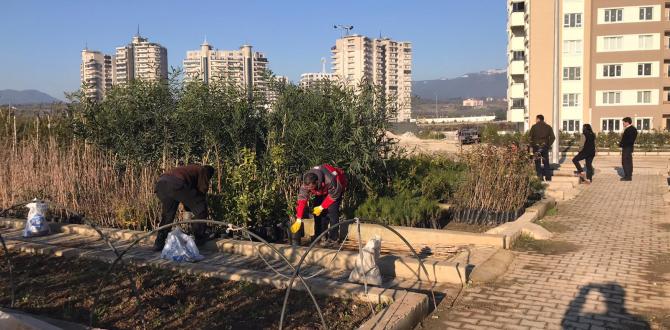 BİTKİ ÜRETİM MERKEZİ’NDE ÇALIŞMALAR DEVAM EDİYOR