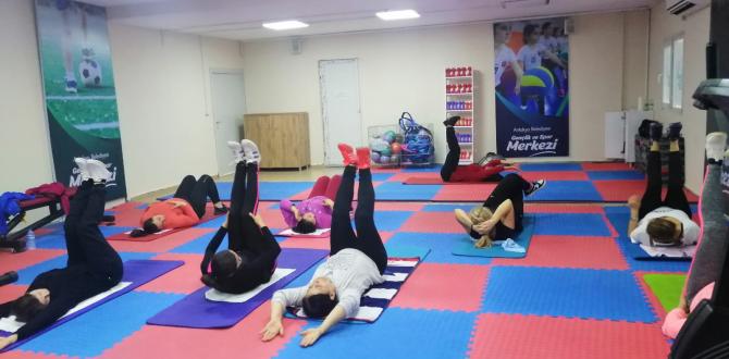 HANIMLARA SPOR KURSU YENİ ETABI BAŞLADI