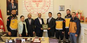 ATT DER , Hatay İl Sağlık Müdürü Dr.MustafaHAMBOLAT’ı Ziyaret etti