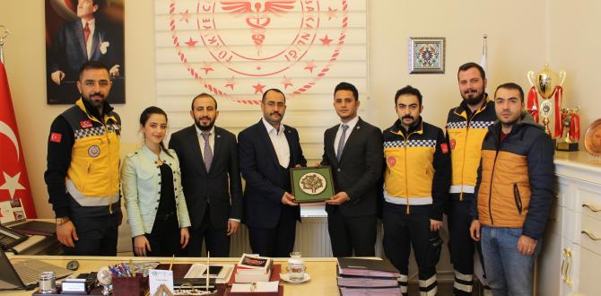 ATT DER , Hatay İl Sağlık Müdürü Dr.MustafaHAMBOLAT’ı Ziyaret etti